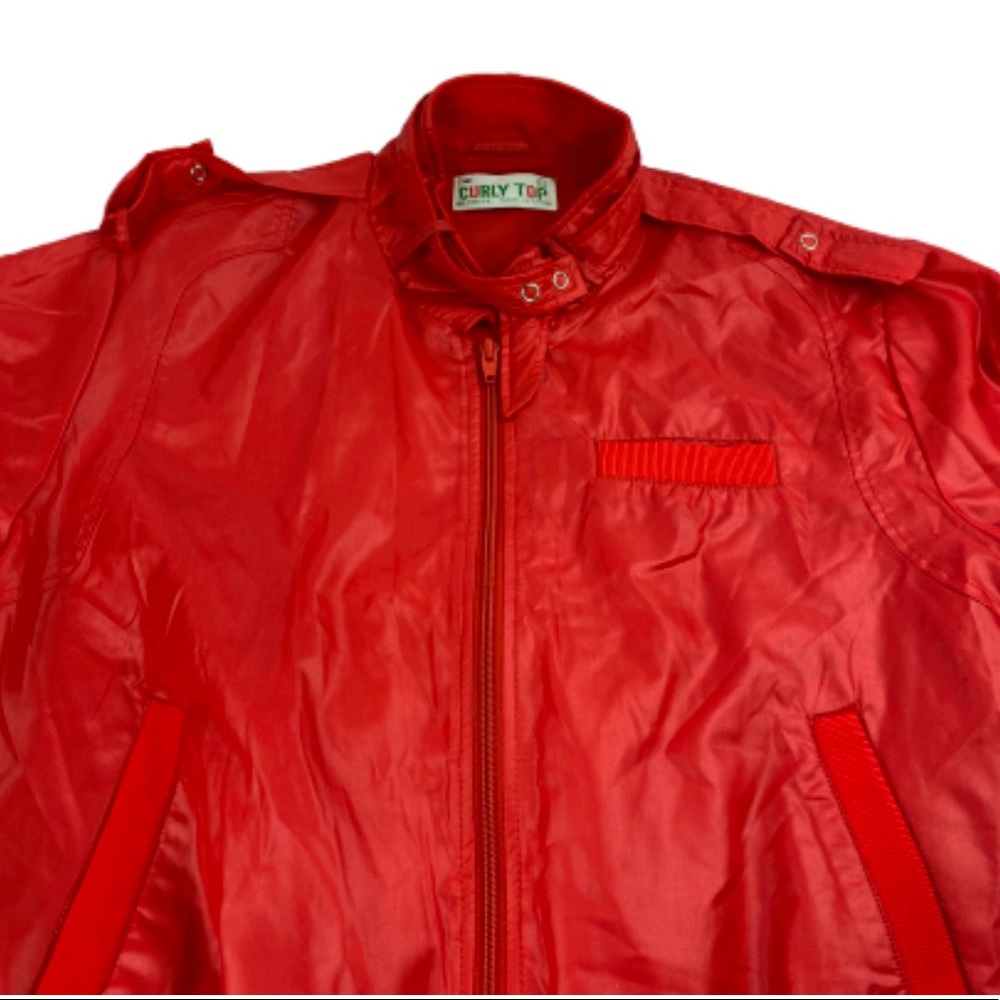 Vintage “Curly Top” Red Large Jacket